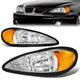 99-05-pontiac-grand-am-headlights-chrome-housing-clear-lens-amber-corner-plug-n-play-pair-hl-oh-pgam99-ch-am - 1