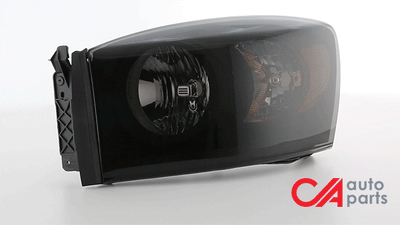 06-09-ram-truck-headlights-tinted-housing-smoked-lens-amber-corner-pair-hl-oh-rm06-bk-sm-am - 3