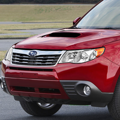 D-Motoring - 09-13 Subaru Forester  Headlights - Chrome Housing - Amber Corner - Plug-n-Play - Pair - 7