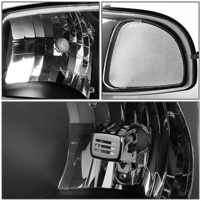 D-Motoring - Headlights - Black Housing - Plug-n-Play - Pair - GMC Sierra 1500(HD) / 2500(HD) / 3500HD / Yukon / Sierra C3 - 2