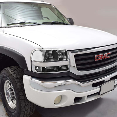 D-Motoring - Headlights - Black Housing - Plug-n-Play - Pair - GMC Sierra 1500(HD) / 2500(HD) / 3500HD / Yukon / Sierra C3 - 6