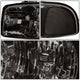 D-Motoring - Headlights - Smoked Lens - Clear Corner - Plug-n-Play - Pair - GMC Sierra 1500(HD) / 2500(HD) / 3500HD / Yukon / Sierra C3 - 2