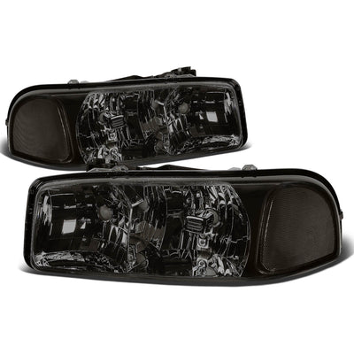 D-Motoring - 99-2007 GMC Sierra/Yukon  Headlights - Smoked Housing - Plug-n-Play - Pair - 1