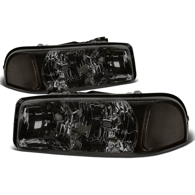 D-Motoring - 99-2007 GMC Sierra/Yukon  Headlights - Smoked Housing - Plug-n-Play - Pair - 1