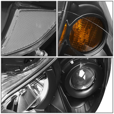 D-Motoring - 10-14 Outback/LegacyHeadlights - LED - Black Housing - Clear Lens - Clear Corner - Plug-n-Play - Pair - 4