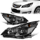 10-14-outback-legacy-headlights-led-black-housing-clear-lens-clear-corner-plug-n-play-pair-hl-oh-sleg10-bk-cl1 - 1