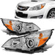 10-14-outback-legacy-headlights-led-chrome-housing-clear-lens-amber-corner-plug-n-play-pair-hl-oh-sleg10-ch-am - 1