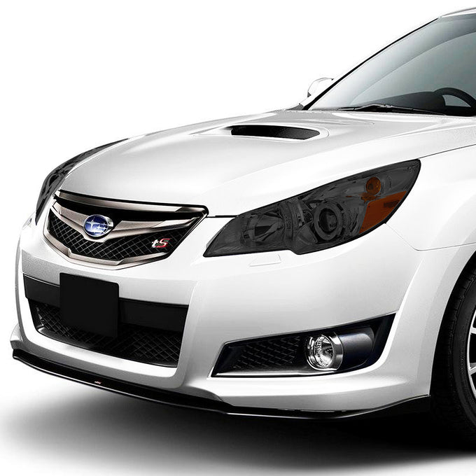 D-Motoring - 10-14 Outback/LegacyHeadlights - LED - Smoked Housing - Smoked Lens - Amber Corner - Plug-n-Play - Pair - 7