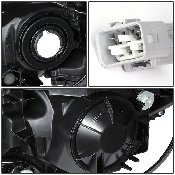 D-Motoring - 10-14 Outback LegacyHeadlights - Chrome Housing - Clear Lens - Amber Corner - Projector - Plug-n-Play - Pair - 5