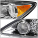 D-Motoring - Headlights - Chrome Housing - Amber Corner - Plug-n-Play - Pair - 05-06 Toyota Camry - 3