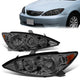 05-06 Toyota Camry Headlights - Smoked Housing - Amber Corner - Plug-n-Play - Pair