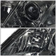 D-Motoring - Headlights - Projector - Smoked Lens - Clear Corner - Plug-n-Play - Pair - 07-09 Toyota Camry - 2