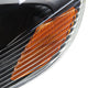 D-Motoring - Headlights - Black Housing - Amber Corner - Plug-n-Play - Pair - 03-08 Toyota Corolla - 4