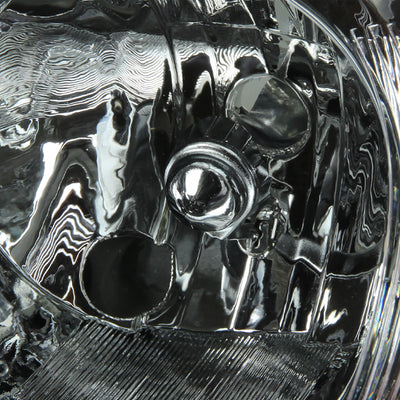 D-Motoring - Headlights - Chrome Housing - Amber Corner - Plug-n-Play - Pair - 03-08 Toyota Corolla - 6