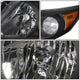 D-Motoring - Headlights - Black Housing - Amber Corner - Plug-n-Play - Pair - 09-10 Toyota Corolla - 2