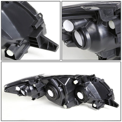 D-Motoring - Headlights - Black Housing - Amber Corner - Plug-n-Play - Pair - 09-10 Toyota Corolla - 3