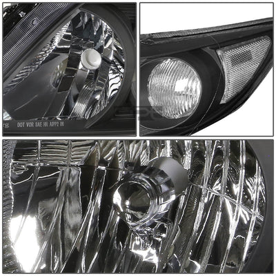 D-Motoring - Headlights - Black Housing - Plug-n-Play - Pair - 09-10 Toyota Corolla - 2