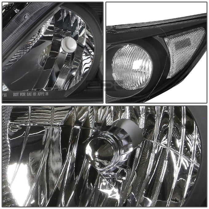 D-Motoring - Headlights - Black Housing - Plug-n-Play - Pair - 09-10 Toyota Corolla - 2