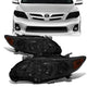 11-13 Toyota Corolla Headlights - Smoked Housing - Amber Corner - Plug-n-Play - Pair