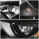 D-Motoring - Headlights - Black Housing - Amber Corner - Projector - Plug-n-Play - Pair - 14-16 Toyota Corolla Sedan - 2