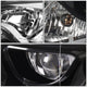 D-Motoring - Headlights - Chrome Housing - Projector - Plug-n-Play - Pair - 14-16 Toyota Corolla Sedan - 2