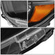 D-Motoring - 08-10 Toyota Highlander  Headlights - Black Housing - Amber Corner - Plug-n-Play - Pair - 3