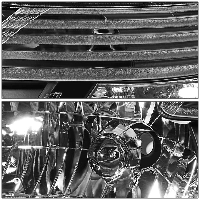 D-Motoring - 08-10 Toyota Highlander  Headlights - Black Housing - Plug-n-Play - Pair - 2