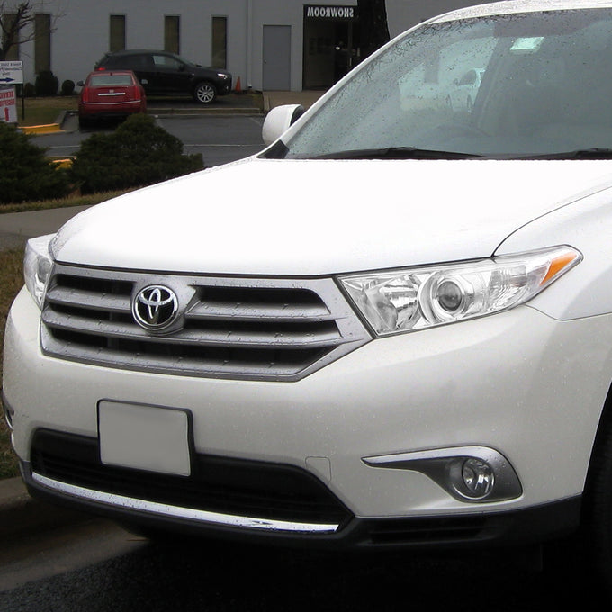 D-Motoring - Headlights - Chrome Housing - Amber Corner - Projector - Plug-n-Play - Pair - 11-13 Toyota Highlander - 5