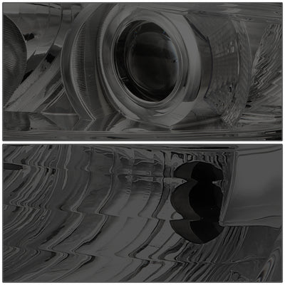 D-Motoring - Headlights - Smoked Lens - Amber Corner - Projector - Plug-n-Play - Pair - 11-13 Toyota Highlander - 2