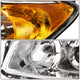 D-Motoring - Headlights - Chrome Housing - Amber Corner - Projector - Plug-n-Play - Pair - 09-12 Toyota Rav4 - 3