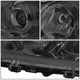 D-Motoring - Headlights - Projector - Smoked Lens - Clear Corner - Plug-n-Play - Pair - 09-12 Toyota Rav4 - 2