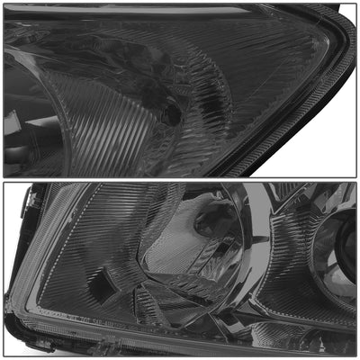 D-Motoring - Headlights - Projector - Smoked Lens - Clear Corner - Plug-n-Play - Pair - 09-12 Toyota Rav4 - 3