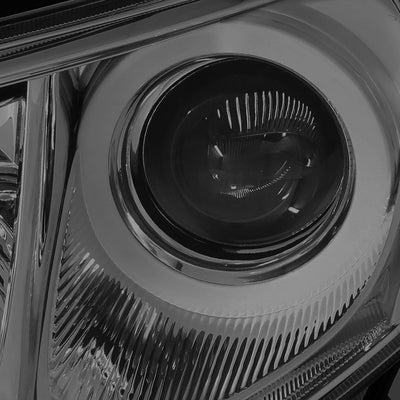 D-Motoring - Headlights - Smoked Lens - Clear Corner - Projector - Plug-n-Play - Pair - 13-15 Toyota Rav4 - 3