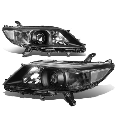 D-Motoring - Headlights - Black Housing - Plug-n-Play - Pair - 11-17 Toyota Sienna - 1