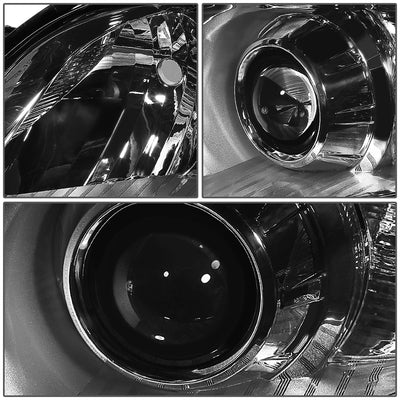 D-Motoring - Headlights - Smoked Lens - Amber Corner - Plug-n-Play - Pair - 11-17 Toyota Sienna - 2