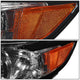 D-Motoring - Headlights - Smoked Lens - Amber Corner - Plug-n-Play - Pair - 11-17 Toyota Sienna - 3