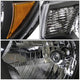 D-Motoring - Headlights - Black Housing - Amber Corner - Plug-n-Play - Pair - 12-15 Toyota Tacoma - 2