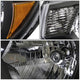 D-Motoring - Headlights - Black Housing - Amber Corner - Plug-n-Play - Pair - 12-15 Toyota Tacoma - 2