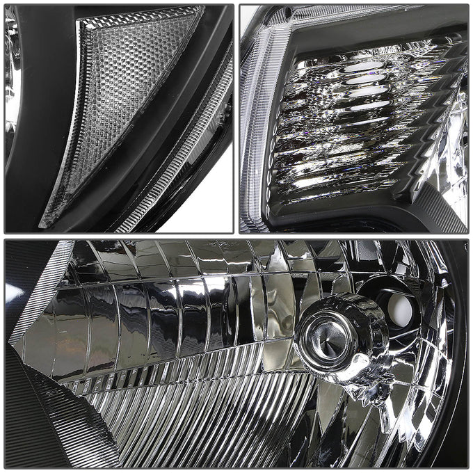 D-Motoring - Headlights - Black Housing - Plug-n-Play - Pair - 12-15 Toyota Tacoma - 2