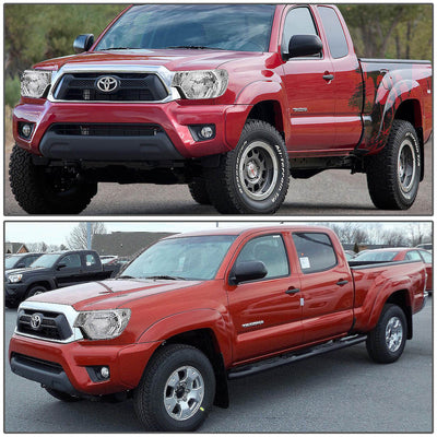D-Motoring - Headlights - Chrome Housing - Plug-n-Play - Pair - 12-15 Toyota Tacoma - 5