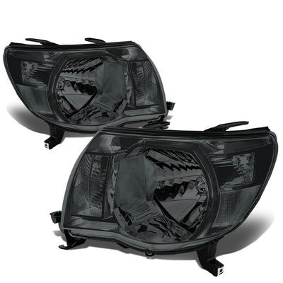 D-Motoring - 05-11 Toyota Tacoma  Headlights - Smoke Housing - Plug-n-Play - 1 Set - 1