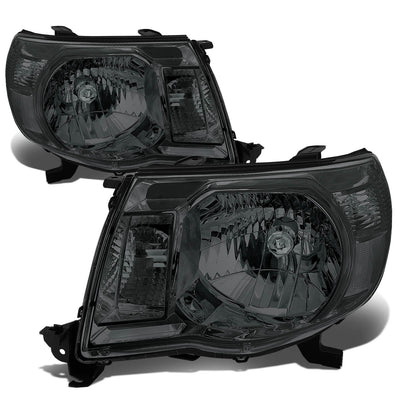 D-Motoring - 05-11 Toyota Tacoma  Headlights - Smoke Housing - Plug-n-Play - 1 Set - 3