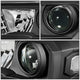 16-18 Toyota Tacoma Headlights - Black Hosuing - Clear Lens - Clear Corner - Projector - Plug-n-Play - Pair - 3
