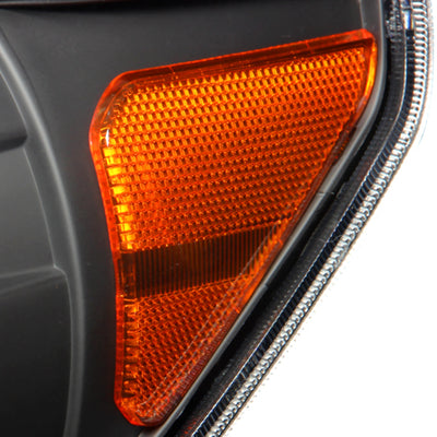 D-Motoring - Headlights - Black Housing - Amber Corner - Plug-n-Play - Pair - Toyota Tundra / Sequoia - 4