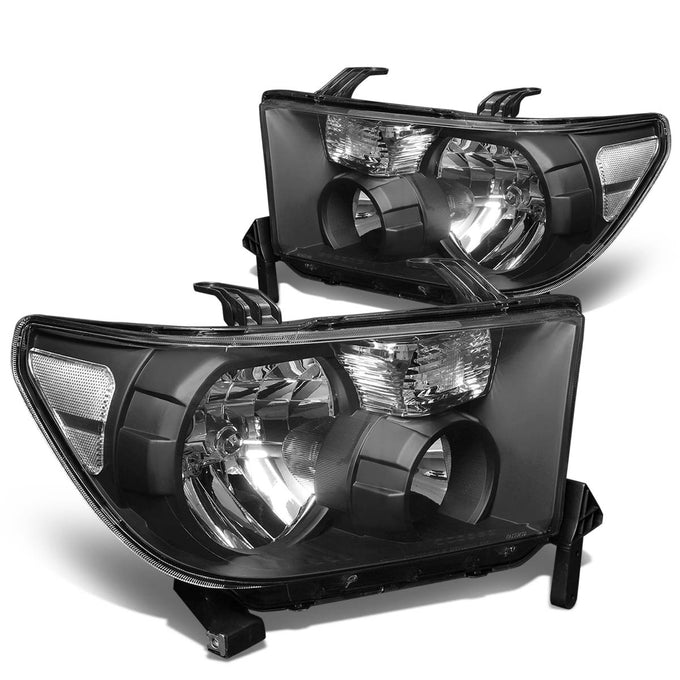 D-Motoring - Headlights - Black Housing - Plug-n-Play - Pair - Toyota Tundra / Sequoia - 3