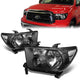 07-16 Toyota Tundra Sequoia Headlights - Black Housing - Plug-n-Play - Pair