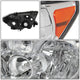 D-Motoring - Headlights - Chrome Housing - Amber Corner - Plug-n-Play - Pair - Toyota Tundra / Sequoia - 2