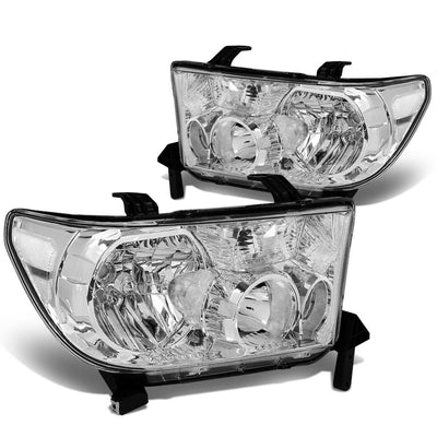 D-Motoring - Headlights - Chrome Housing - Plug-n-Play - Pair - Toyota Tundra / Sequoia - 3
