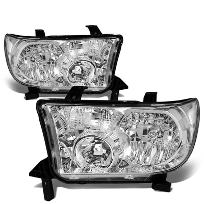 D-Motoring - Headlights - Chrome Housing - Plug-n-Play - Pair - Toyota Tundra / Sequoia - 4