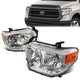 14-17 Toyota Tundra Headlights - Chrome Housing - Amber Corner - Plug-n-Play - Pair